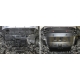 Защита картера и КПП Автоброня, сталь 2 мм для Geely Atlas 2018-2021